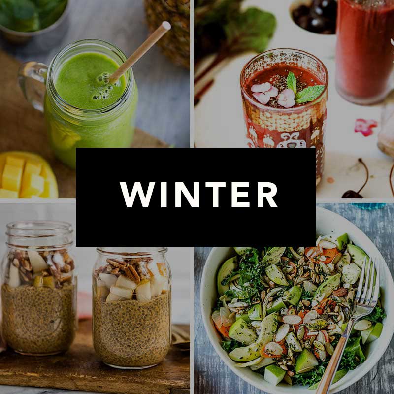 Winter recipes to use in a 21-day plant-based detox.